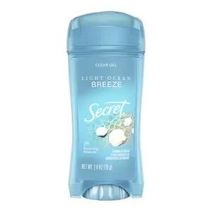 Gel Lăn Khử Mùi Hương Gió Biển, 72 HR Clear Gel Antiperspirant, Light Ocean Breeze, 2.6 oz (73g) - SECRET